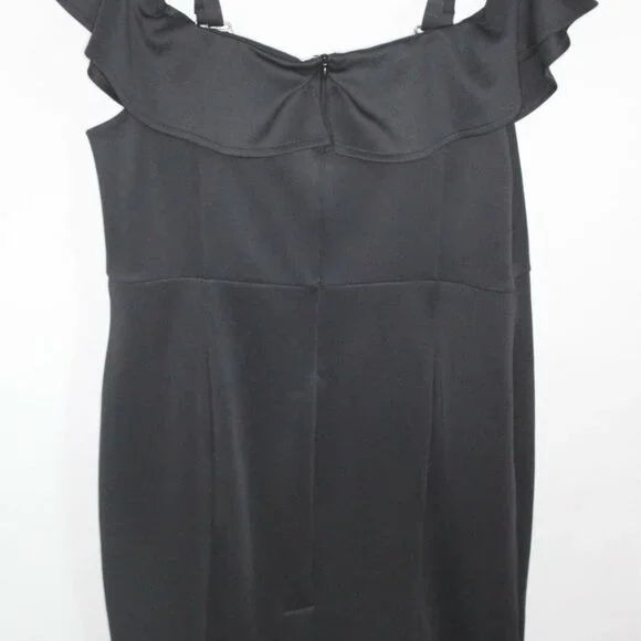 NWT Lane Bryant Off Shoulder Dress Black Scuba Plus Size 22 H10674 - Picture 8 of 12